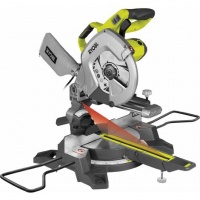 RYOBI - EMS216L Troncatrice radiale 1200W  Lama 216mm TCT 48 denti + guida laser