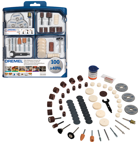 DREMEL- Set 100 accessori (723JA)