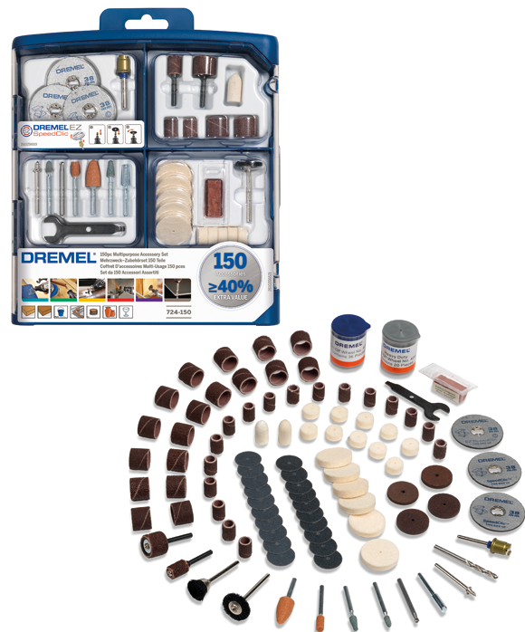 DREMEL- Set 150 accessori (724JA)