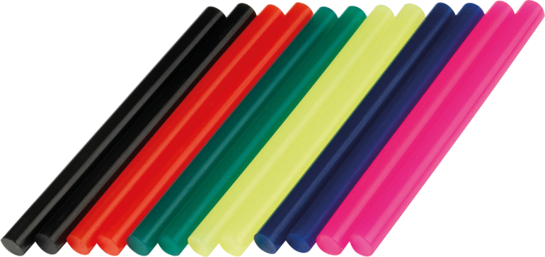 DREMEL- 12 stick di colla colorati (diametro 7 mm) (GG05)