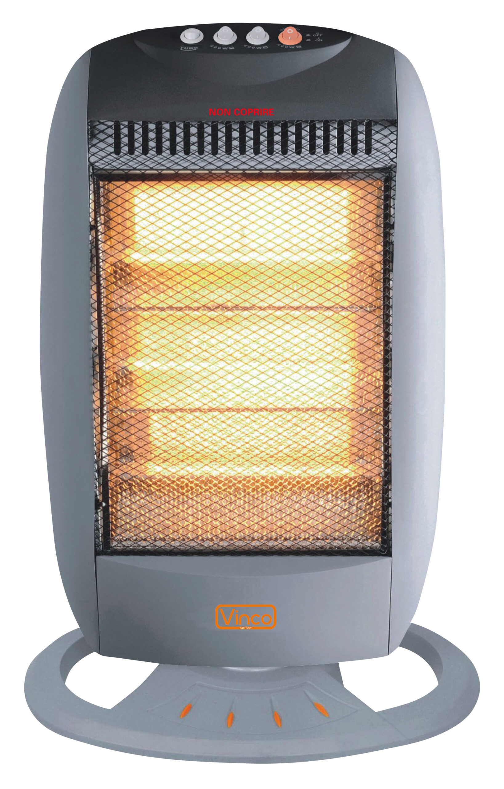VINCO - 70102 Stufa alogena 1200W 