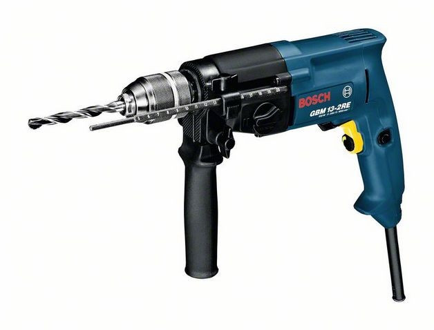 BOSCH- Trapano a 2 velocità, con mandrino autoserrante GBM 13-2 RE 