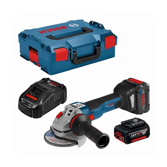 BOSCH - GWS 18V-10 PROFESSIONAL SMERIGLIATRICE ANGOLARE A BATTERIA