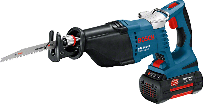 BOSCH- Sega universale Litio GSA 36 V-LI