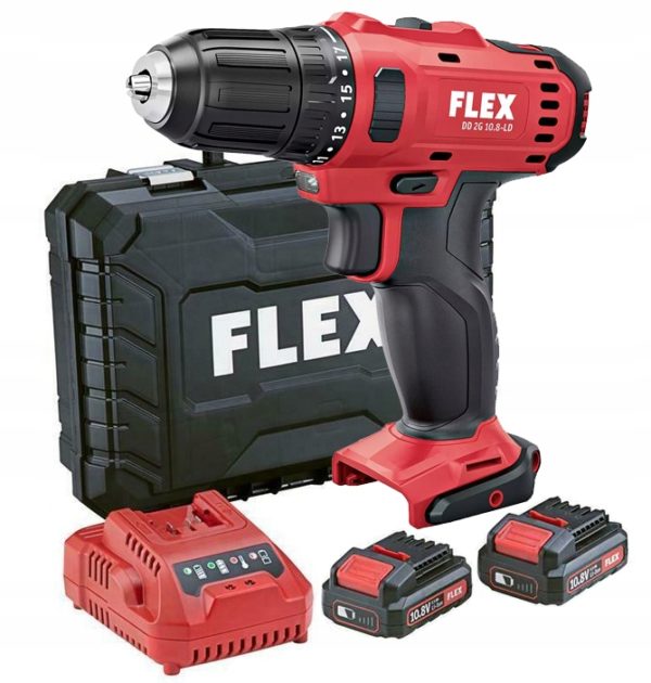 FLEX - DD 2G 10.8 LD 2X2.5 Ah TRAPANO AVVITATORE