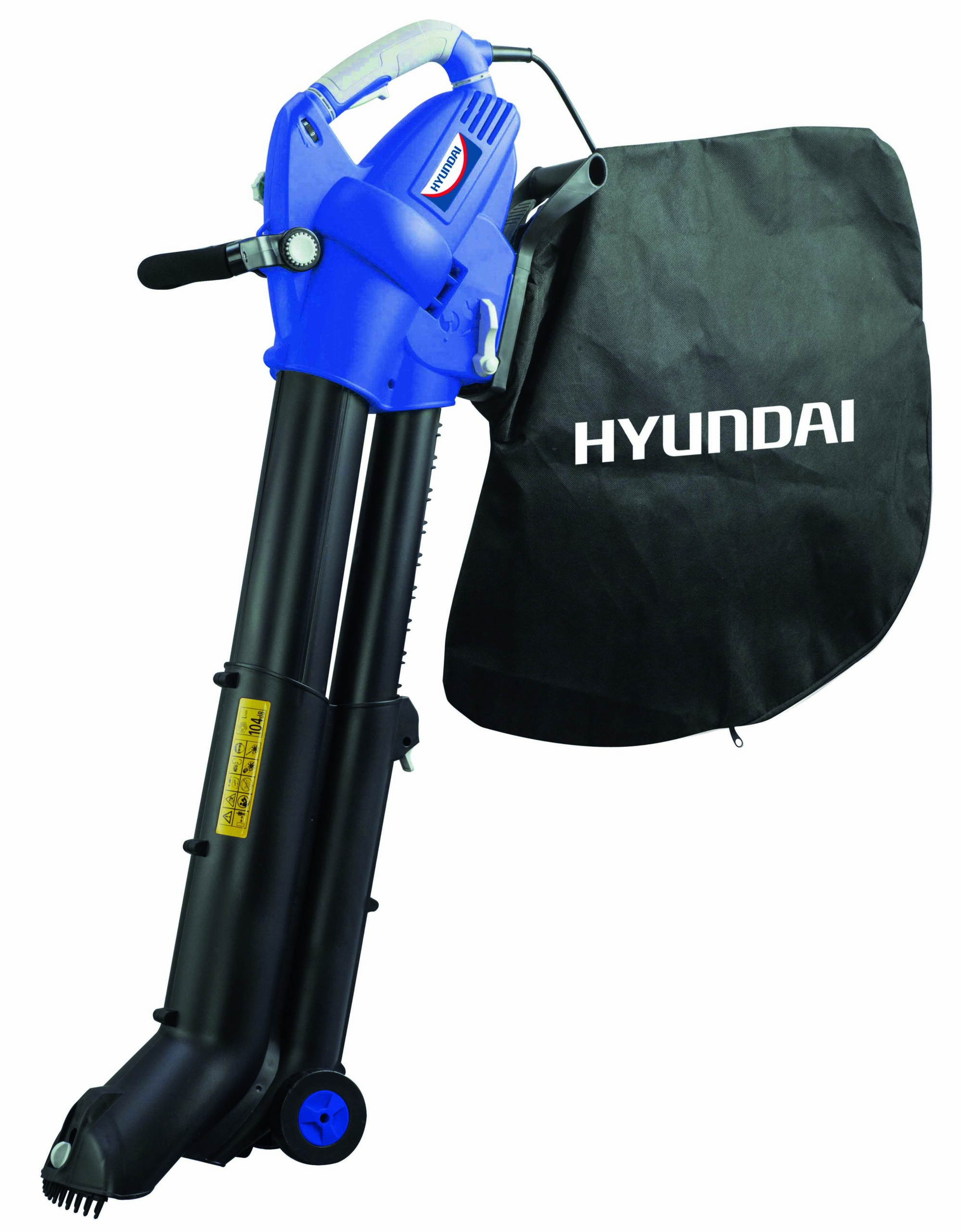 HYUNDAI - Soffiatore trituratore 15:1, 3000W ruote bocchetta regolabile 35820
