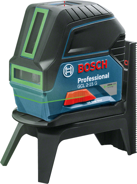 BOSCH- Livella laser combinata GCL 2-15 G +  RM1 (Raggio Verde)