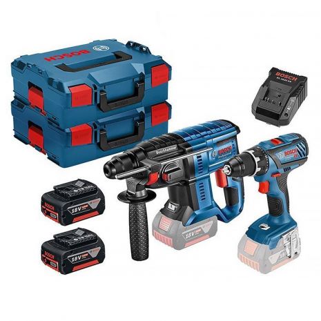 BOSCH - Kit utensili Utensili Bosch Professional GSR 18V-28 + GBH 18V-21 