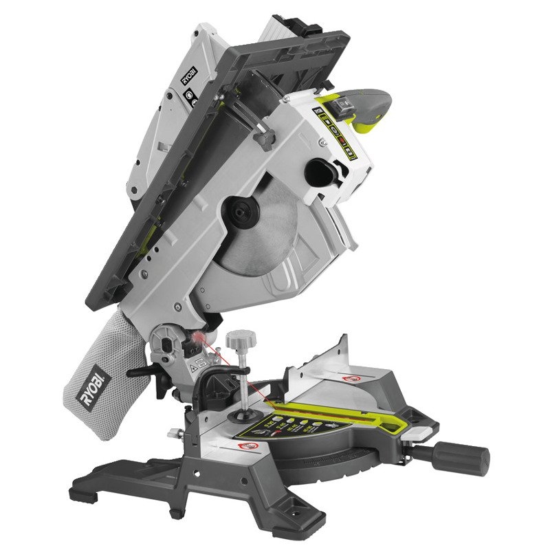 RYOBI- Troncatrice 254mm 1800W con pianetto RTMS1800-G